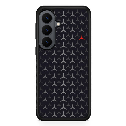 Mercedes-Benz Logos Pattern Samsung Galaxy S26 Plus Case | Slim Rubber Case for Samsung Galaxy S26 Plus