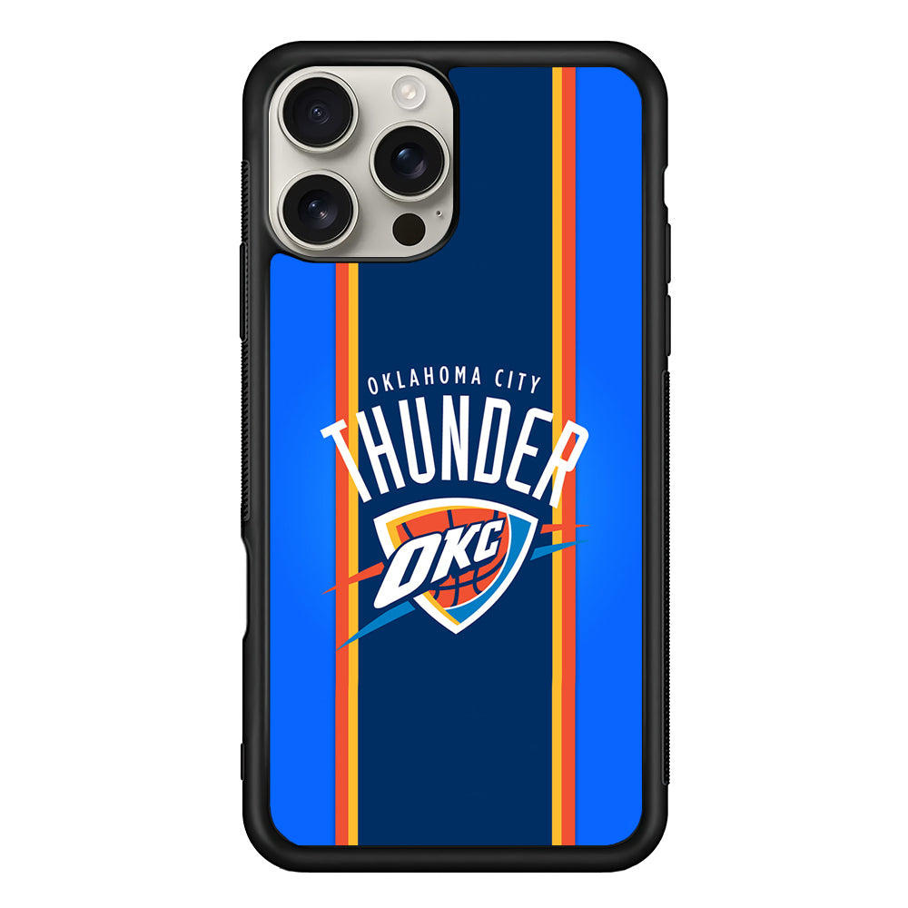 Oklahoma City Thunder Logo iPhone 16 Pro Max Case | Stylish Protective Case for iPhone 16 Pro Max