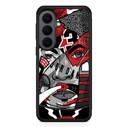 Air Jordan Warrior's Eyes Samsung Galaxy S26 Plus Case | Durable Samsung Galaxy S26 Plus Cover