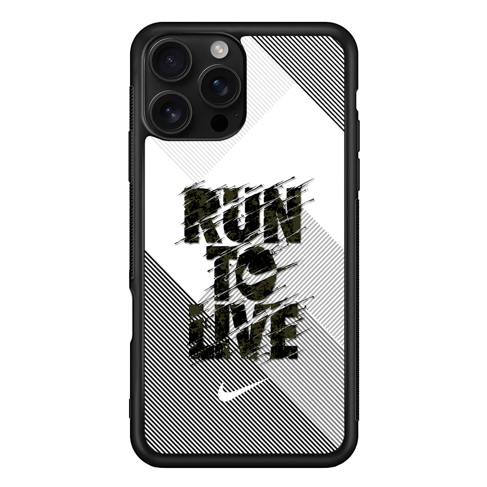 Nike Live Must Run iPhone 16 Pro Case - Stylish Protective Cover for iPhone 16 Pro