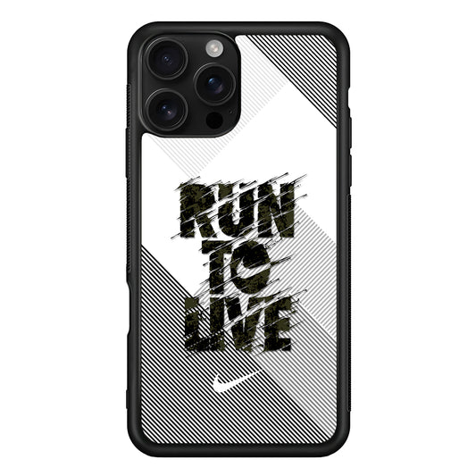 Nike Live Must Run iPhone 16 Pro Case - Stylish Protective Cover for iPhone 16 Pro