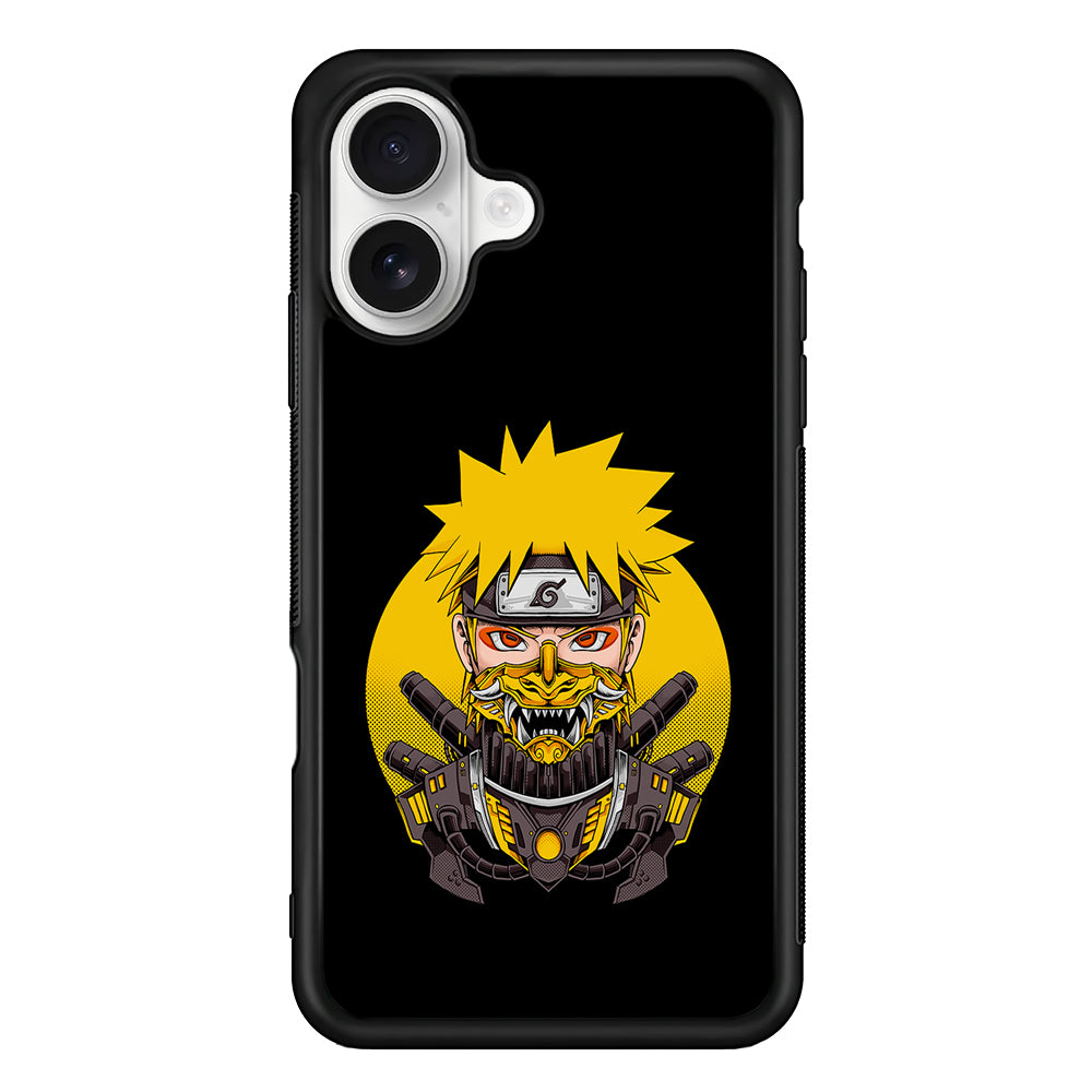 The Mask Naruto Uzumaki iPhone 16 Plus Case | Durable Protective Rubber Cover
