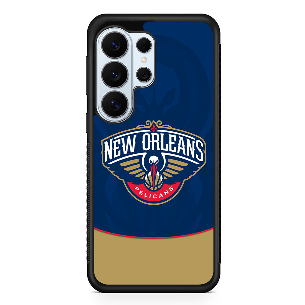 New Orleans Pelicans Logo Samsung Galaxy S26 Ultra Case | Protective Phone Cover