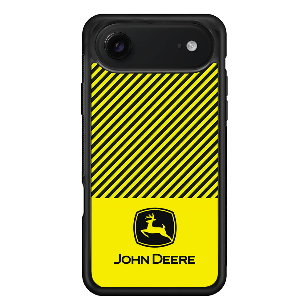John Deere Black Patern iPhone 17 Air Case | Slim Rubber Case for iPhone 17 Air