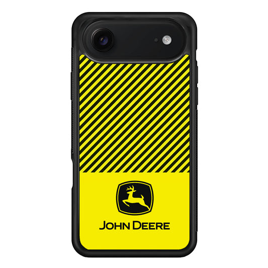 John Deere Black Patern iPhone 17 Air Case | Slim Rubber Case for iPhone 17 Air