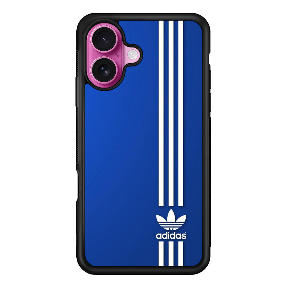 Adidas Milk Line iPhone 17 Case - Slim Rubber Case for iPhone 17