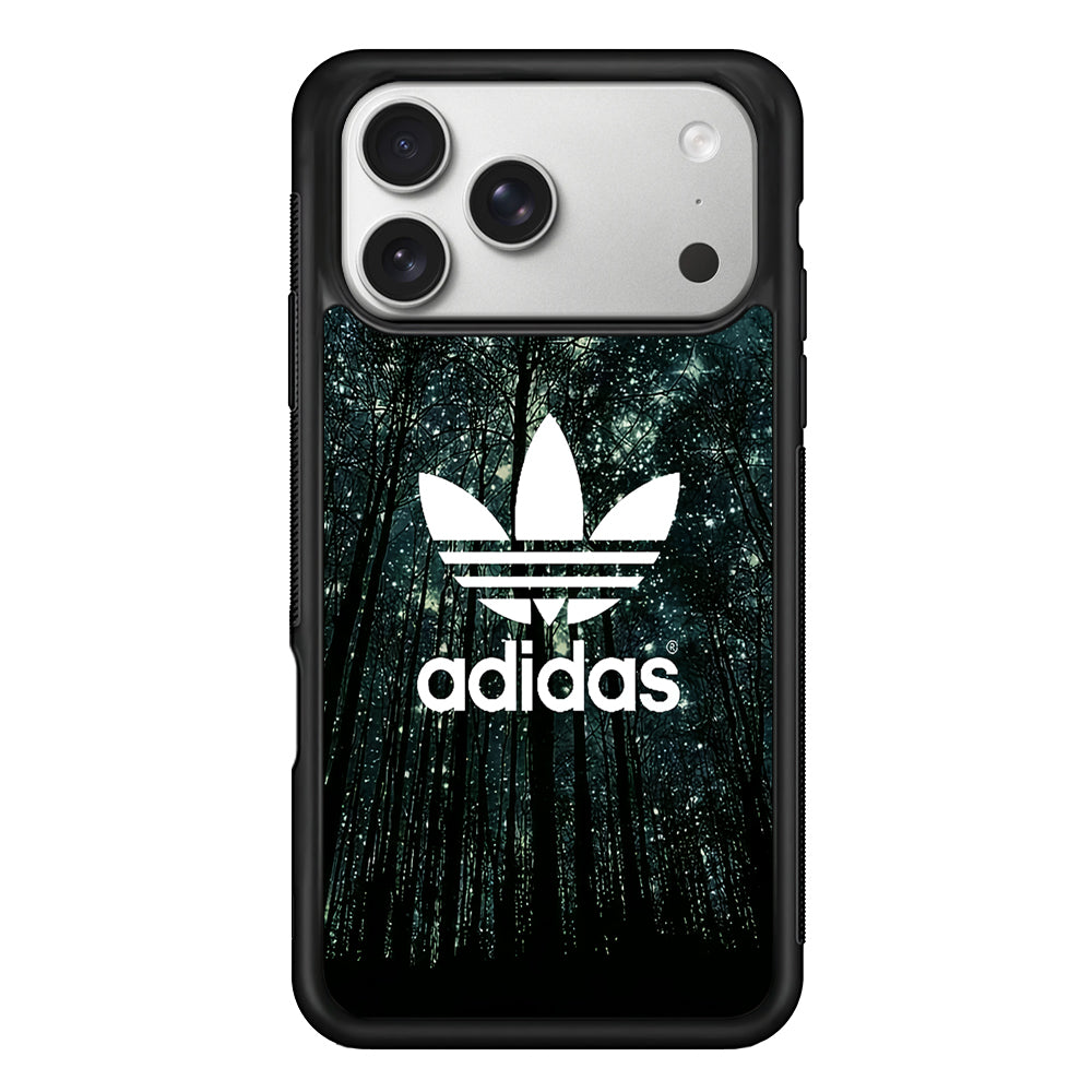 Adidas Logo Night Forest iPhone 17 Pro Case | Slim Protective Case for iPhone 17 Pro