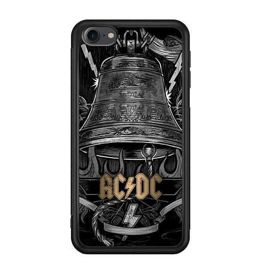 ACDC Bell of Fire iPod Touch 6 Case-Rubber Black (2D Case)-Oxvistore