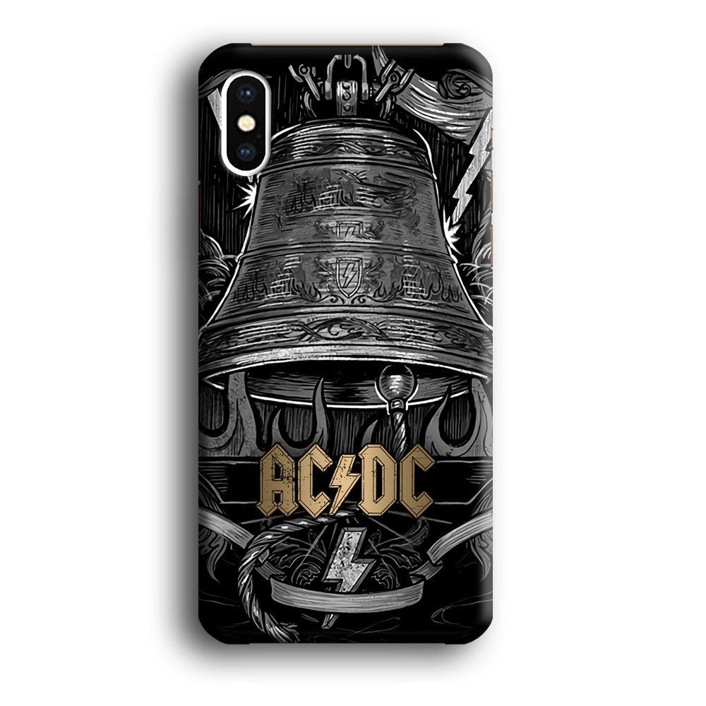 ACDC Bell of Fire iPhone X Case-Oxvistore