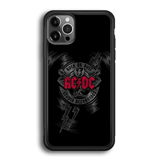 ACDC Bust The Studio iPhone 12 Pro Case-Oxvistore