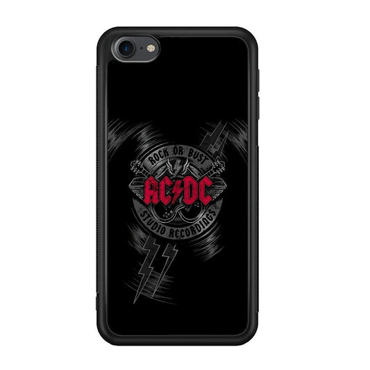 ACDC Bust The Studio iPod Touch 6 Case-Rubber Black (2D Case)-Oxvistore