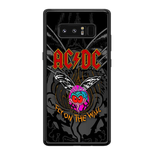 ACDC Fly on The Wall Samsung Galaxy Note 8 Case-Tempered Glass Case-Oxvistore