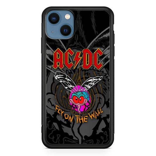 ACDC Fly on The Wall iPhone 14 Case-Tempered Glass Case-Oxvistore