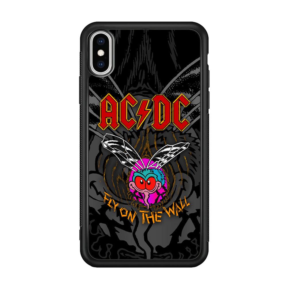 ACDC Fly on The Wall iPhone X Case-Oxvistore