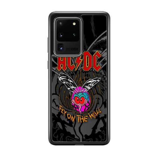 ACDC Fly on The Wall Samsung Galaxy S20 Ultra Case-Tempered Glass Case-Oxvistore