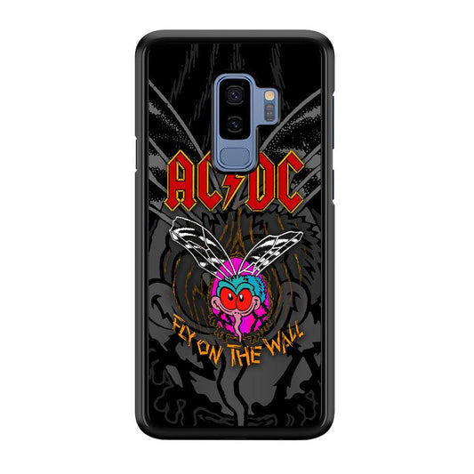 ACDC Fly on The Wall Samsung Galaxy S9 Plus Case-Tempered Glass Case-Oxvistore