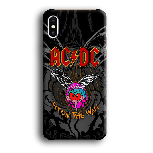 ACDC Fly on The Wall iPhone X Case-Oxvistore