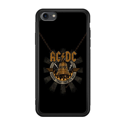 ACDC Gonna Take You iPhone 8 Case-Rubber Black (2D Case)-Oxvistore