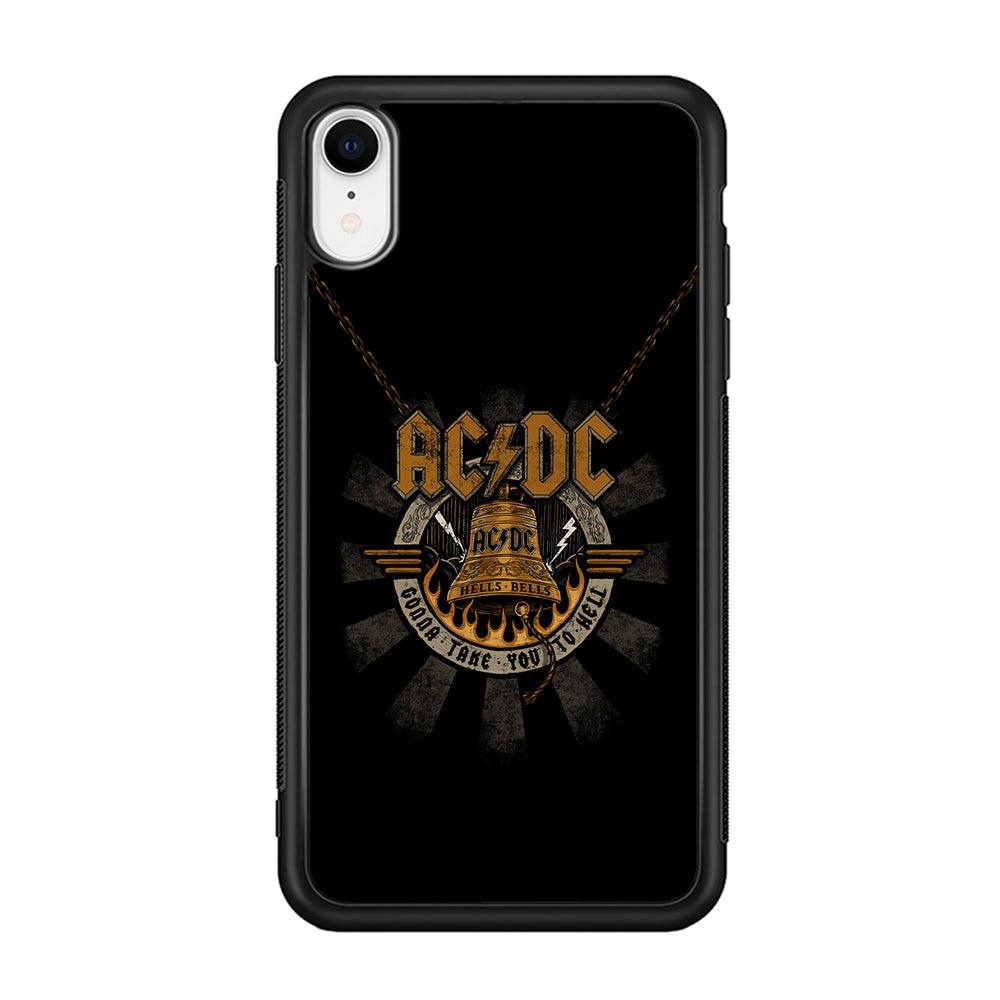 ACDC Gonna Take You iPhone XR Case-Rubber Black (2D Case)-Oxvistore
