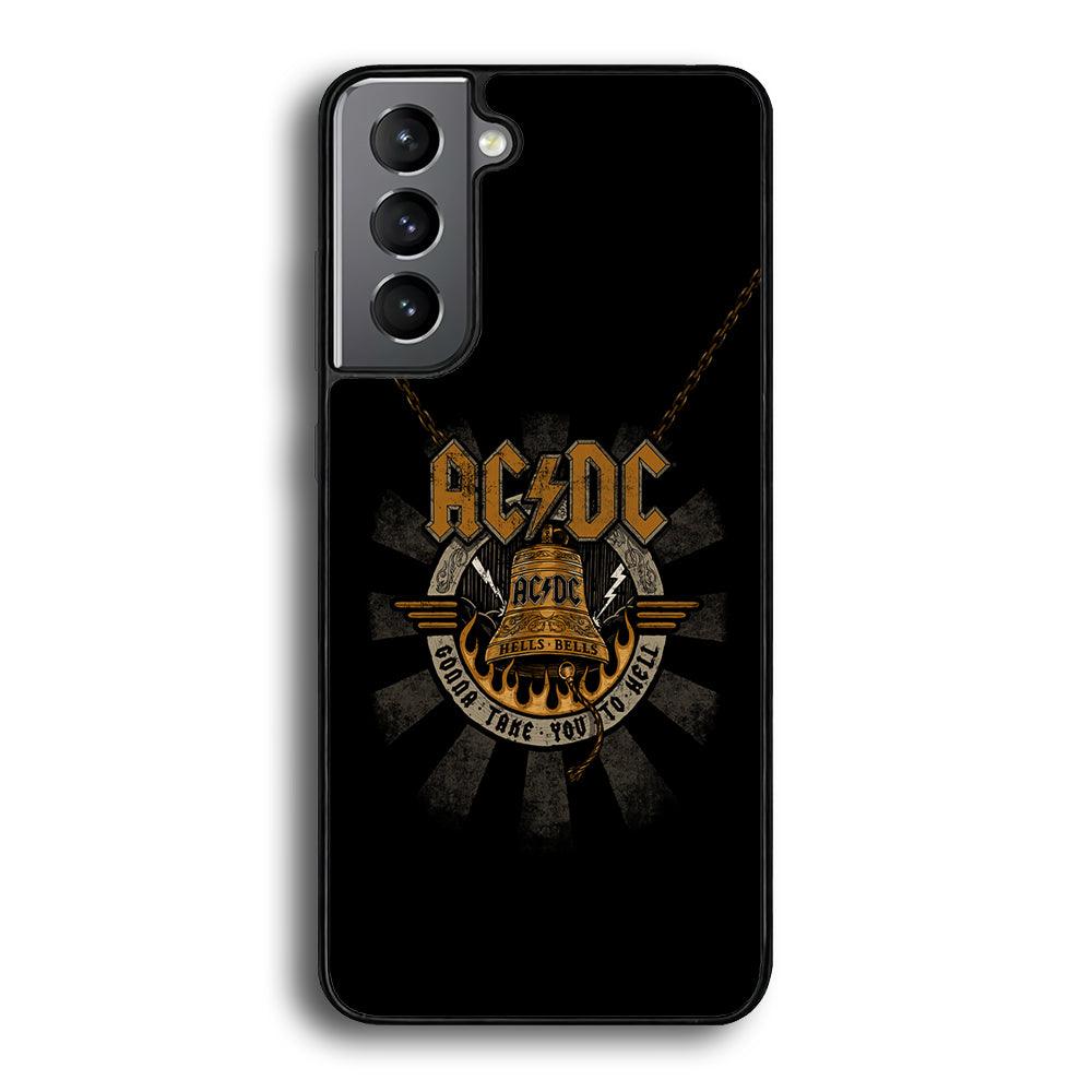 ACDC Gonna Take You Samsung Galaxy S22 Case-Rubber Black (2D Case)-Oxvistore
