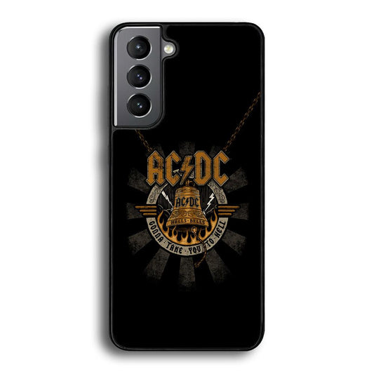 ACDC Gonna Take You Samsung Galaxy S24 Case-Rubber Black (2D Case)-Oxvistore