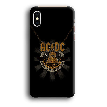 ACDC Gonna Take You iPhone X Case-Oxvistore