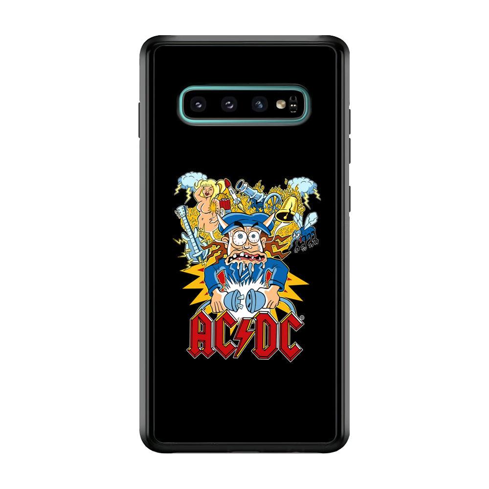 ACDC Show Time Poster Samsung Galaxy S10 Plus Case-Oxvistore