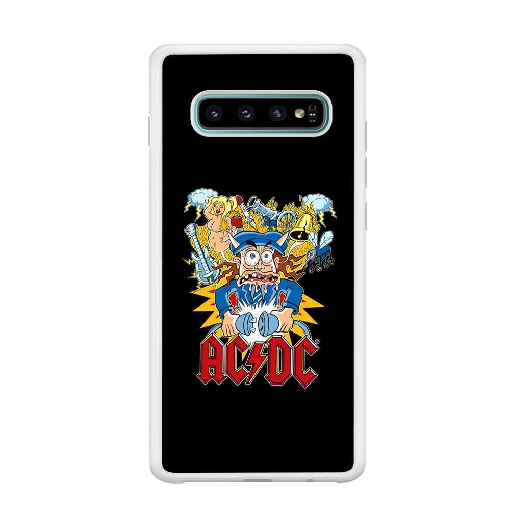 ACDC Show Time Poster Samsung Galaxy S10 Case-Oxvistore