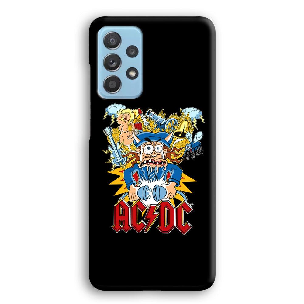 ACDC Show Time Poster Samsung Galaxy A72 Case-Oxvistore