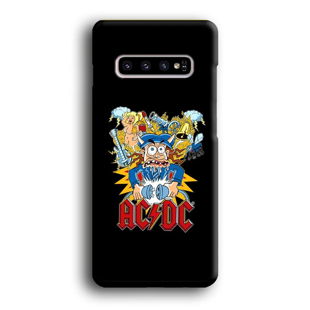 ACDC Show Time Poster Samsung Galaxy S10 Case-Oxvistore