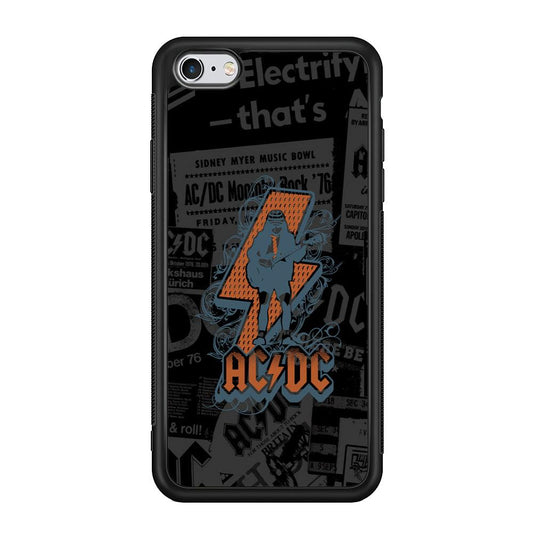 ACDC Silhouette of Angus Young iPhone 6 Plus | 6s Plus Case-Oxvistore