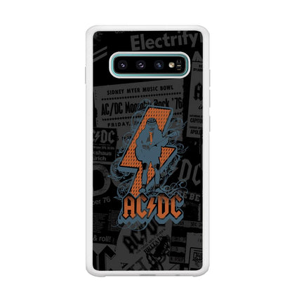 ACDC Silhouette of Angus Young Samsung Galaxy S10 Plus Case-Oxvistore