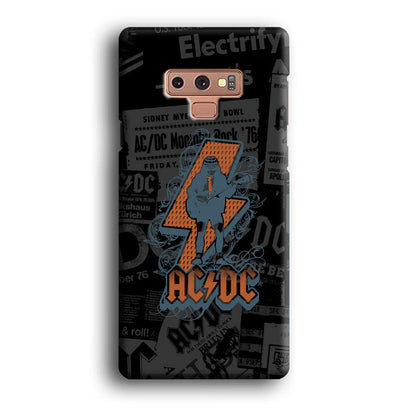 ACDC Silhouette of Angus Young Samsung Galaxy Note 9 Case-Oxvistore