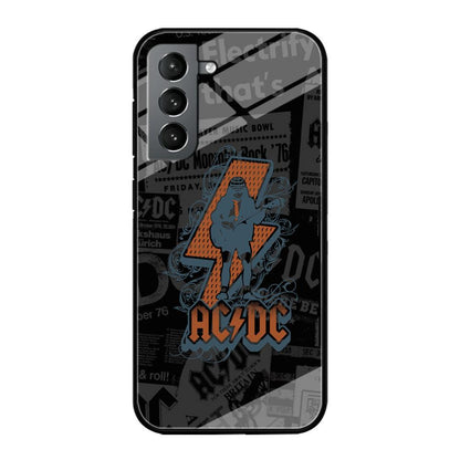 ACDC Silhouette of Angus Young Samsung Galaxy S21 Plus Case-Oxvistore