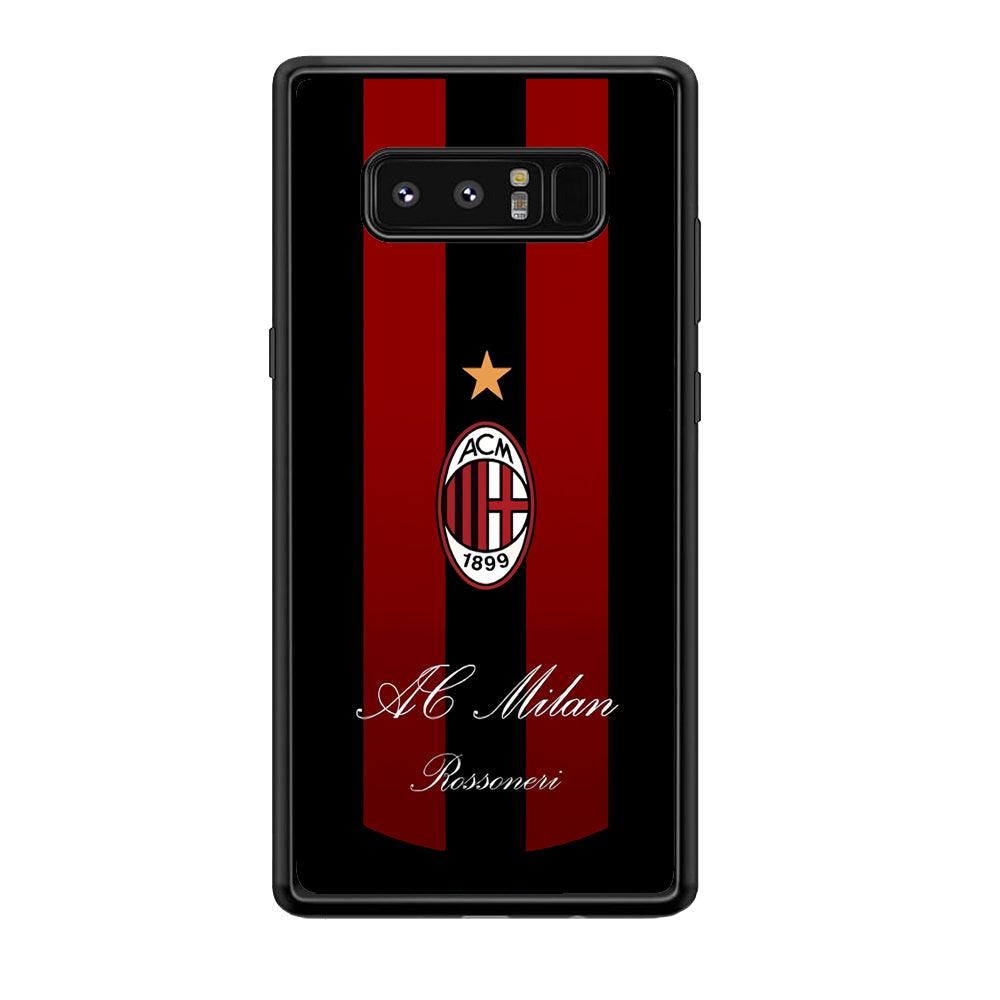 AC Milan Byname Rossoneri Samsung Galaxy Note 8 Case-Oxvistore