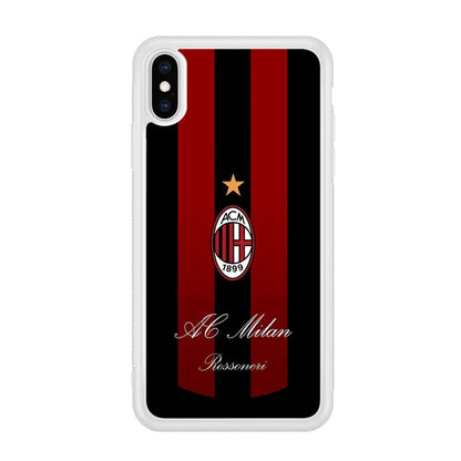 AC Milan Byname Rossoneri iPhone X Case-Oxvistore