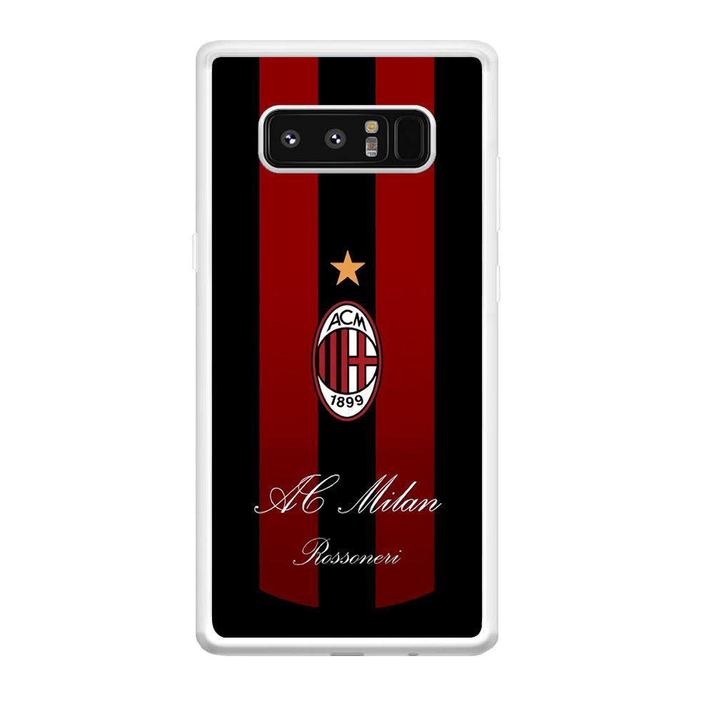 AC Milan Byname Rossoneri Samsung Galaxy Note 8 Case-Oxvistore