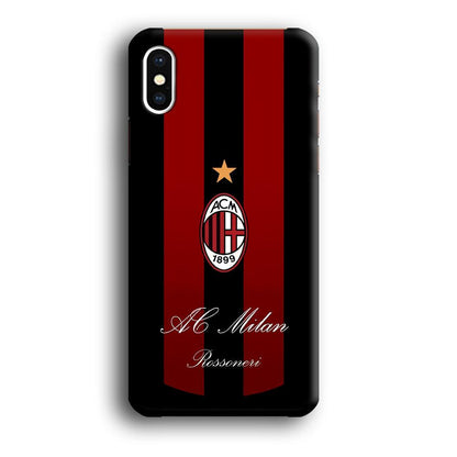 AC Milan Byname Rossoneri iPhone X Case-Oxvistore