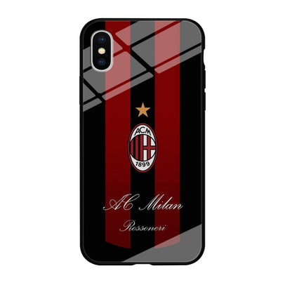 AC Milan Byname Rossoneri iPhone X Case-Oxvistore