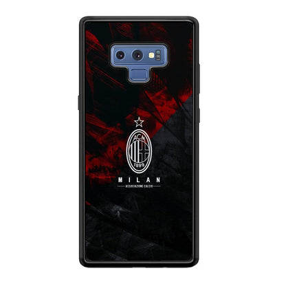 AC Milan Shadow Over The Silhouette Samsung Galaxy Note 9 Case-Oxvistore