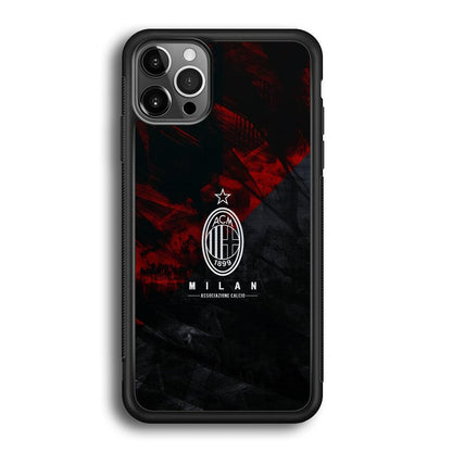 AC Milan Shadow Over The Silhouette iPhone 12 Pro Max Case-Oxvistore