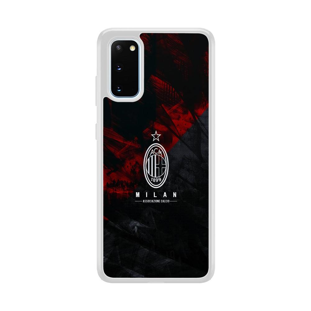 AC Milan Shadow Over The Silhouette Samsung Galaxy S20 Case-Oxvistore