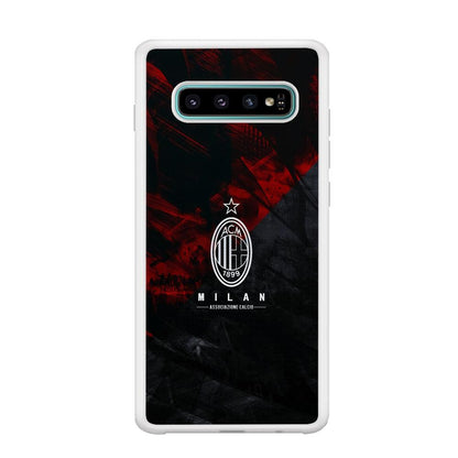 AC Milan Shadow Over The Silhouette Samsung Galaxy S10 Plus Case-Oxvistore