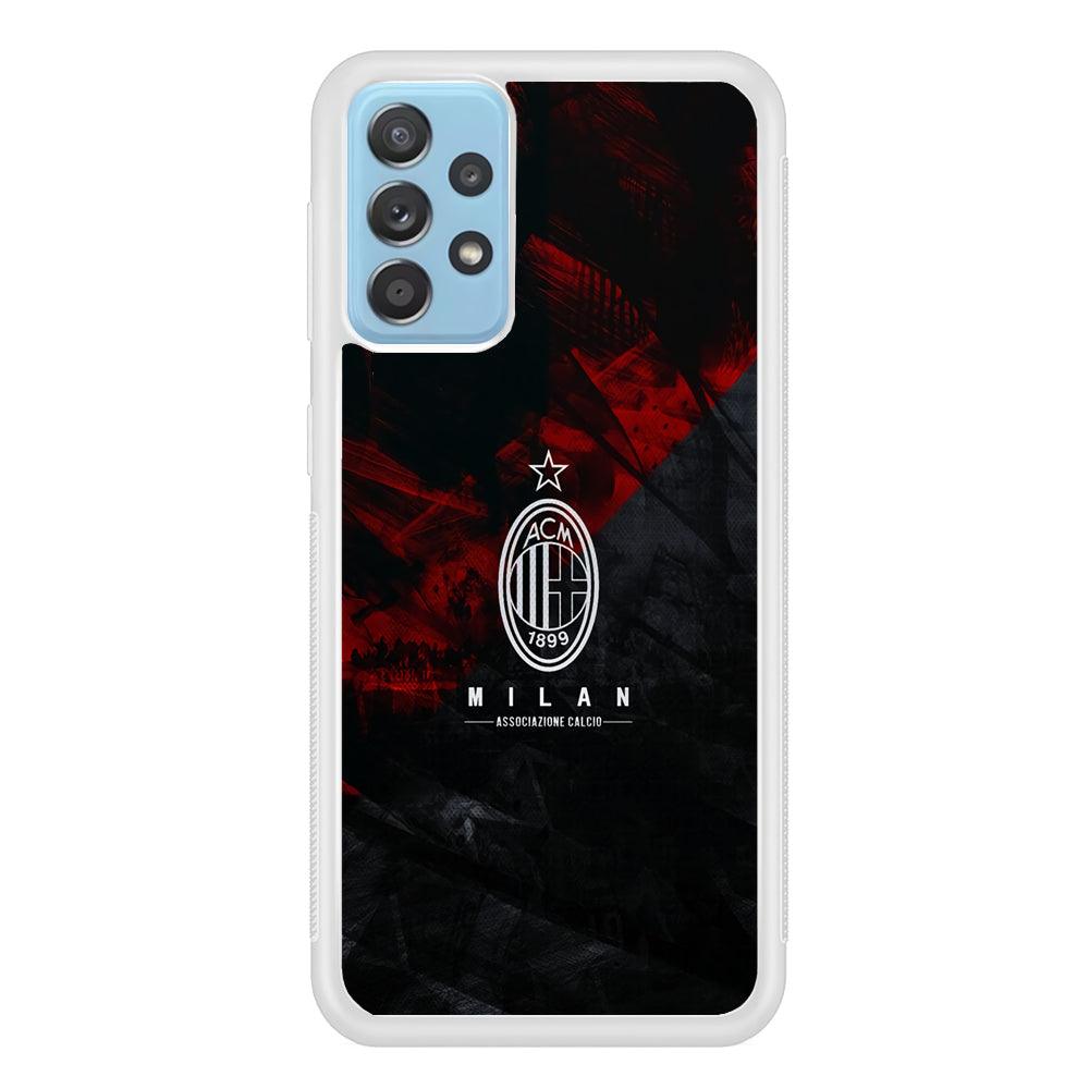 AC Milan Shadow Over The Silhouette Samsung Galaxy A52 Case-Oxvistore