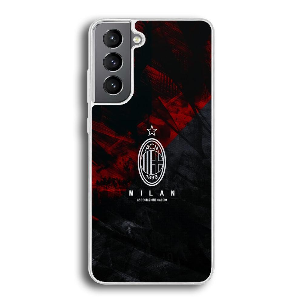 AC Milan Shadow Over The Silhouette Samsung Galaxy S21 Plus Case-Oxvistore