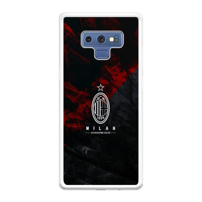 AC Milan Shadow Over The Silhouette Samsung Galaxy Note 9 Case-Oxvistore