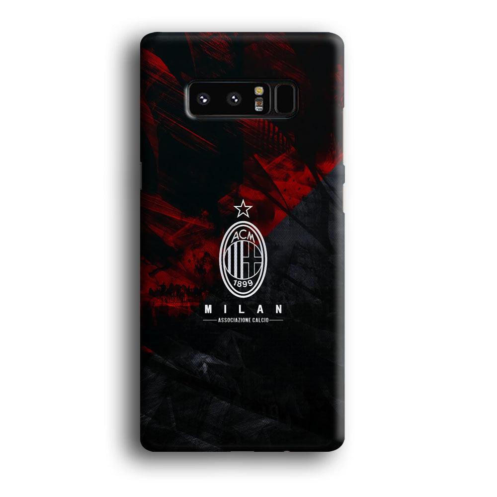 AC Milan Shadow Over The Silhouette Samsung Galaxy Note 8 Case-Oxvistore