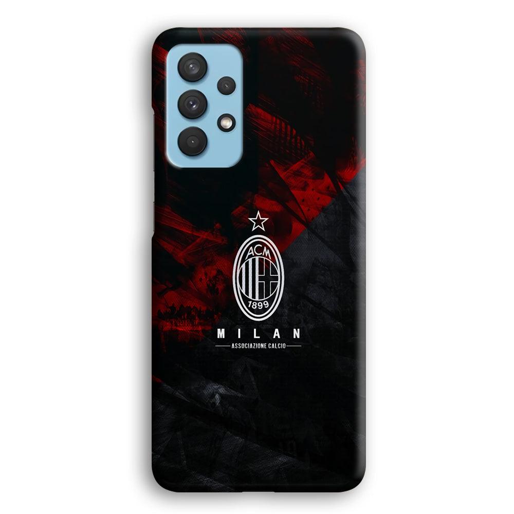 AC Milan Shadow Over The Silhouette Samsung Galaxy A32 Case-Oxvistore