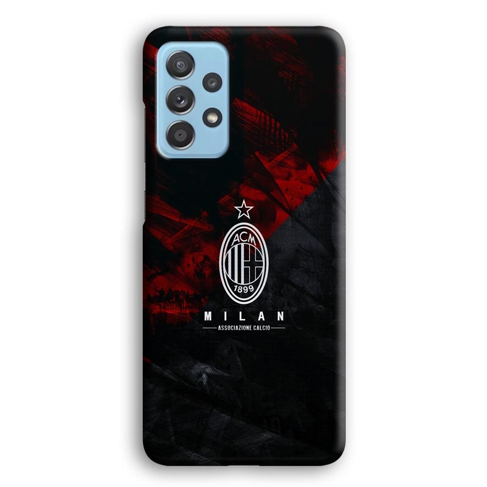 AC Milan Shadow Over The Silhouette Samsung Galaxy A52 Case-Oxvistore