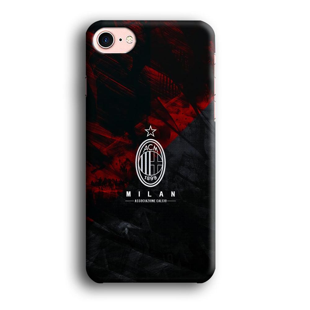 AC Milan Shadow Over The Silhouette iPhone 8 Case-Oxvistore